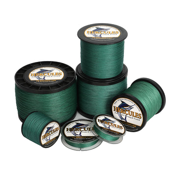 2000M 2187Yds Green 6lb-100lb HERCULES PE Braid Fishing Line 4 Strands HERCULES